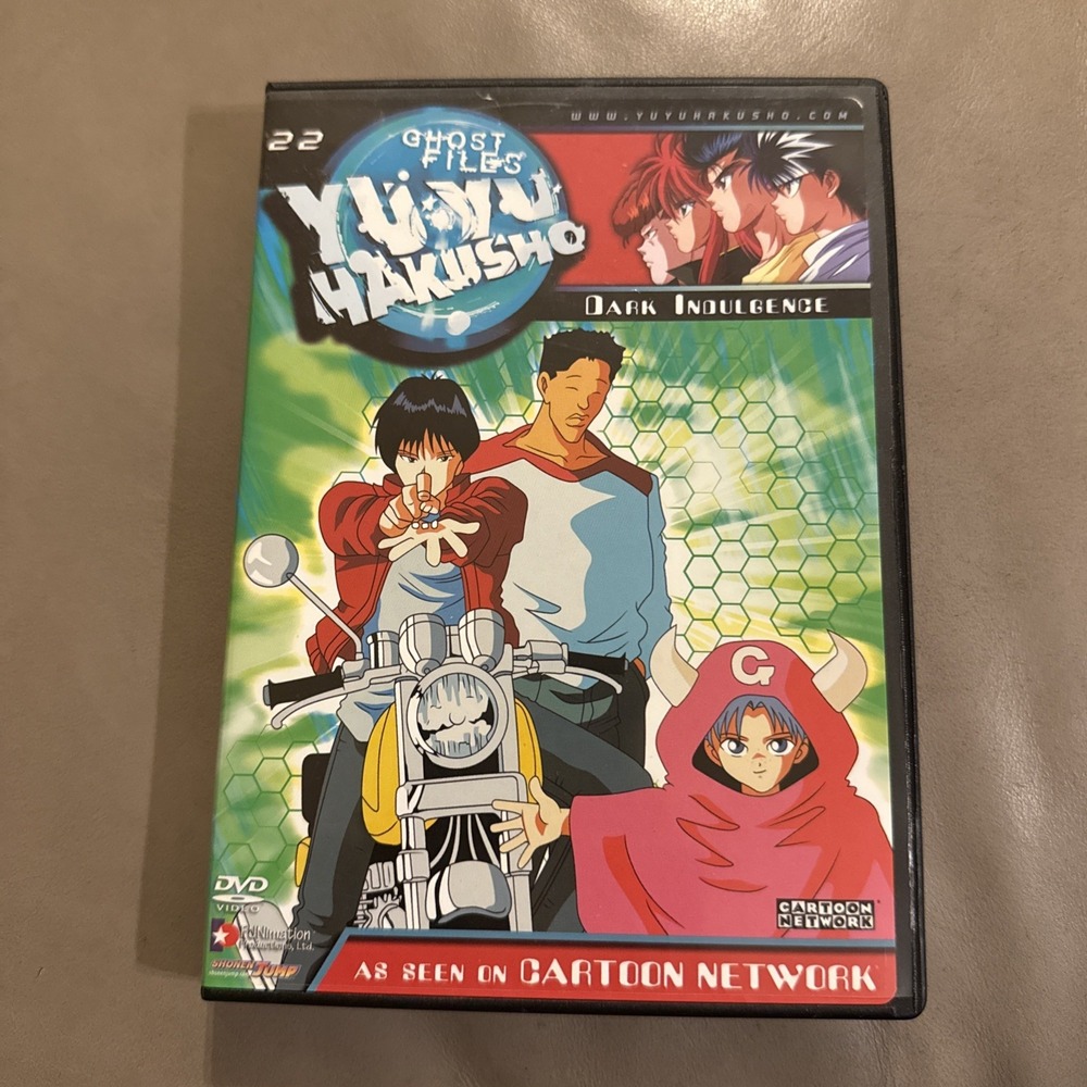 Vol. 22-Dark Indulgence (DVD, 2004) Ghost Files‎ Yu Yu Hakusho Episodes 75-78